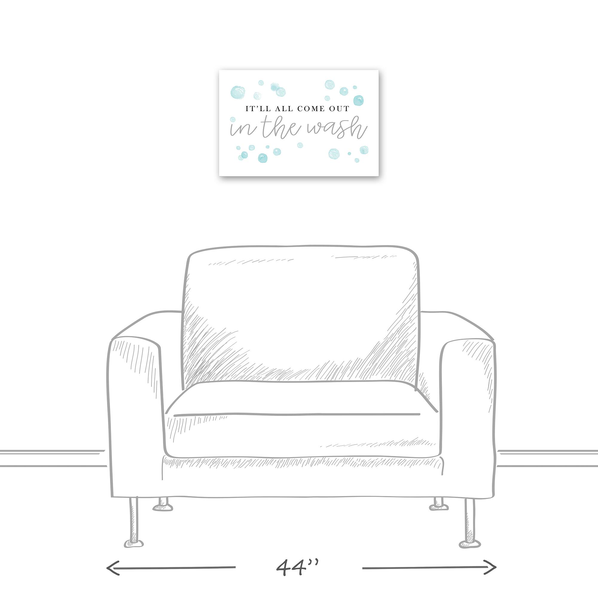 In The Wash 18" x 12" Canvas Wall Art